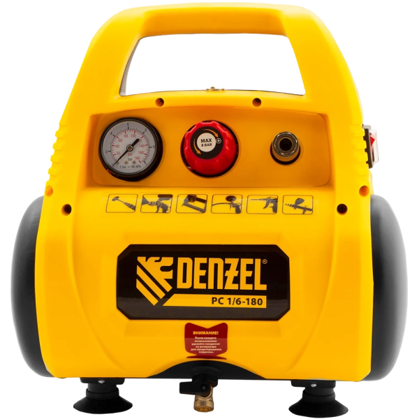 Компрессор безмасляный Denzel 58057 в Екатеринбурге