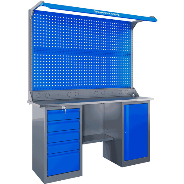 Верстак слесарный ВЕРСТАКОФФ TNC 161.57.1-2FR 125495 в Екатеринбурге