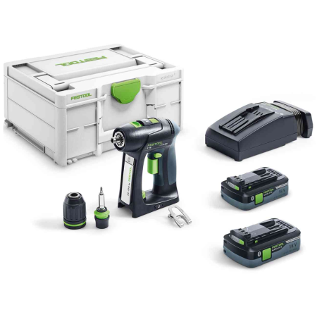 Аккумуляторная дрель-шуруповерт FESTOOL C18 HPC 4,0 I-Plus 576435-921 в Екатеринбурге