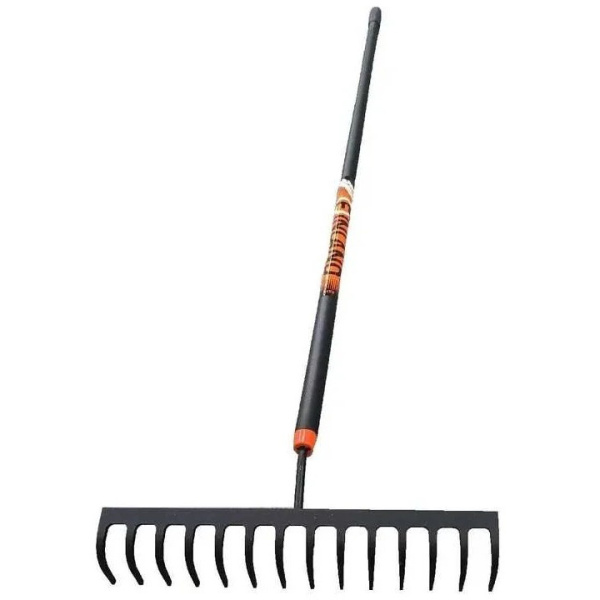 Грабли FINLAND стальные 360х1550 мм, 14 зубьев, алюминиевый черенок 2335 в Екатеринбурге 