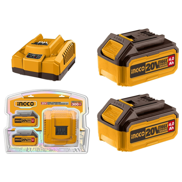 Набор аккумуляторов и зарядки INGCO  Li-ion 4.0 Ач FBCPK1424 в Екатеринбурге