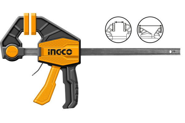 Струбцина быстрозажимная INGCO INDUSTRIAL 63х300 мм HQBC01602  в Екатеринбурге 