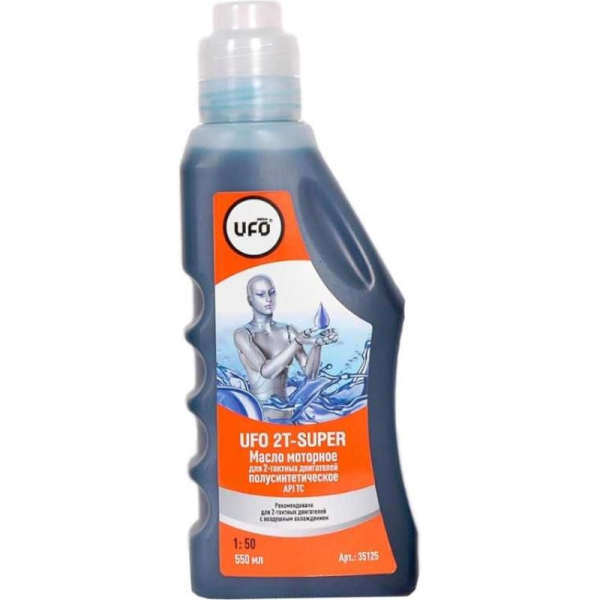 Масло моторное UFO 2T-SUPER 0,55л синее 35125