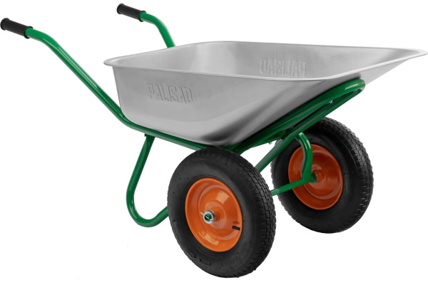 Тачка садово-строительная PALISAD двухколесная, грузоподъемность 320кг, V100л. 689233 в Екатеринбурге 