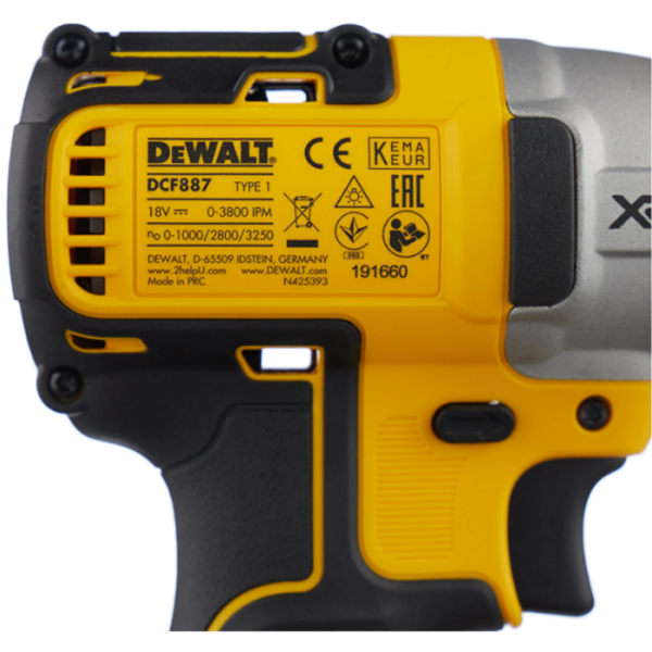 Аккумуляторный ударный шуруповерт DeWalt DCF887NT-XJ  в Екатеринбурге