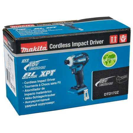 Шуруповерт аккумуляторный ударный (винтовёрт) Makita DТD172Z (18V без аккум., и з/у) в Екатеринбурге