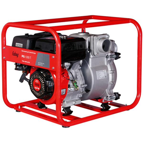 Мотопомпа для сильнозагрязненной воды FUBAG PG 1300T 838247