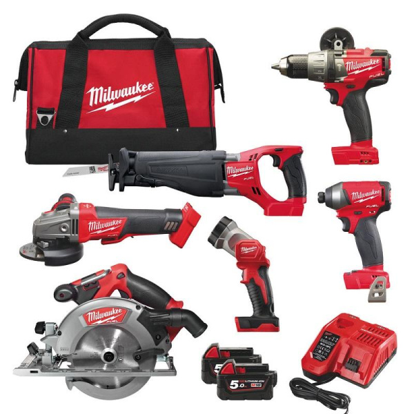Набор инструмента Milwaukee M18 FPP6A-502B FUEL 4933451243