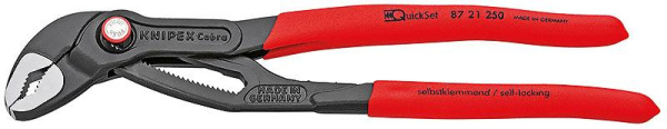 Ключ "KNIPEX" COBRA QuickSet переставной  KN-8721250
