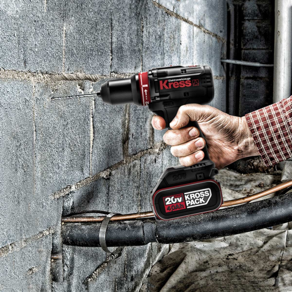 Аккумуляторная ударная дрель-шуруповерт KRESS 20В BL KU361 в Екатеринбурге