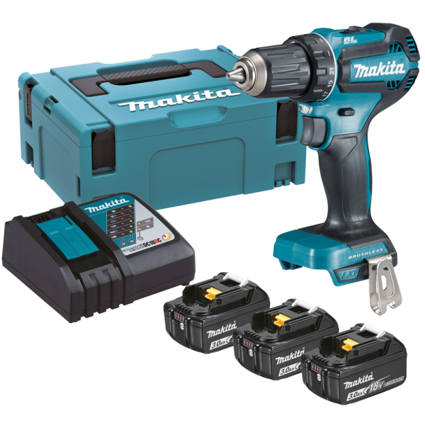 Аккумуляторный шуруповерт Makita DDF485RF3J в Екатеринбурге