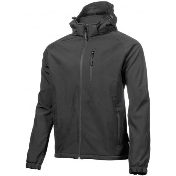 Куртка HOEGERT DITTER SOFTSHELL с капюшоном черная L (52)  HT5K260-1-L в Екатеринбурге