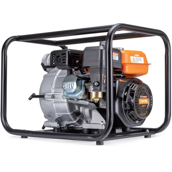 Мотопомпа бензиновая для грязной воды FoxWeld 1350T80 8637 в Екатеринбурге