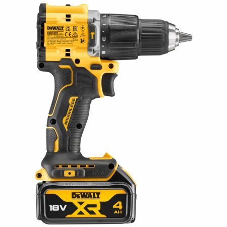Шуруповерт аккумуляторный DeWalt DCD100YM2T-QW (18В,Li-Ion,BL,4Ач, 2-х ск, 1500об/мин,2АКБ и З/У) в Екатеринбурге