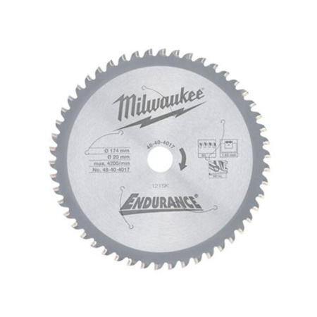Пильный диск Milwaukee по металлу 174x20 Z50