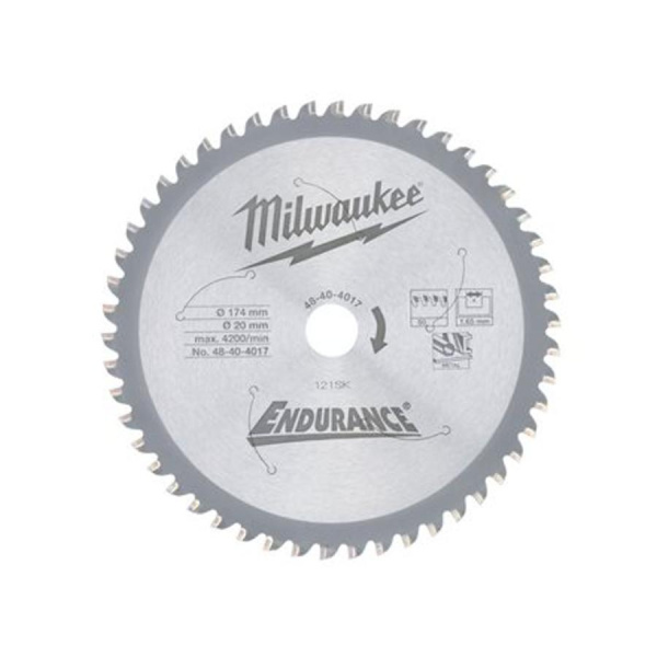 Пильный диск Milwaukee по металлу 174x20 Z50