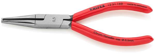 Стриппер KNIPEX для тонких кабелей, настроенная на d кабеля прецизионная призма, без регулировки, зачистка: KN-1551160
