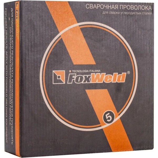 Проволока сварочная омедненная Foxweld ER70S-6  д.1.0мм, 5кг D200 8557 в Екатеринбурге
