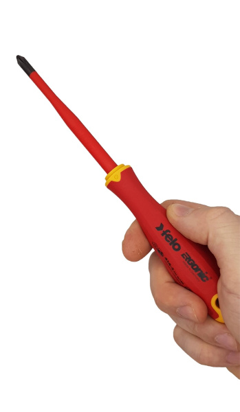 Набор отверток диэлектрических Felo SL/PH/PZ Ergonic E-Slim, отвертка тестер напряжения сети в кейсе 41380736 в Екатеринбурге 