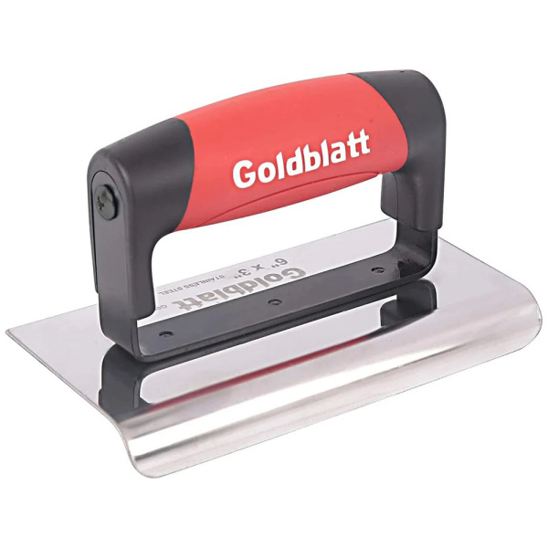 Эджер GOLDBLATT 1/4" из нержавеющей стали 150х75мм, радиус 9,5мм G06235
