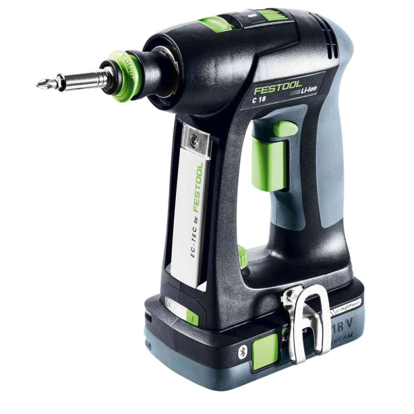 Аккумуляторная дрель-шуруповерт FESTOOL C18 HPC 4,0 I-Plus-PROMO+органайзер 577427RU