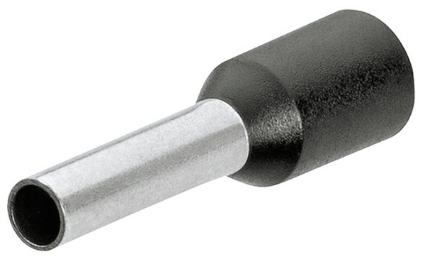 Гильзы контактные KNIPEX с пластиковым изолятором, чёрные, 1.50 кв. мм (AWG 15), 200 шт, 16 мм KN-9799353 в Екатеринбурге
