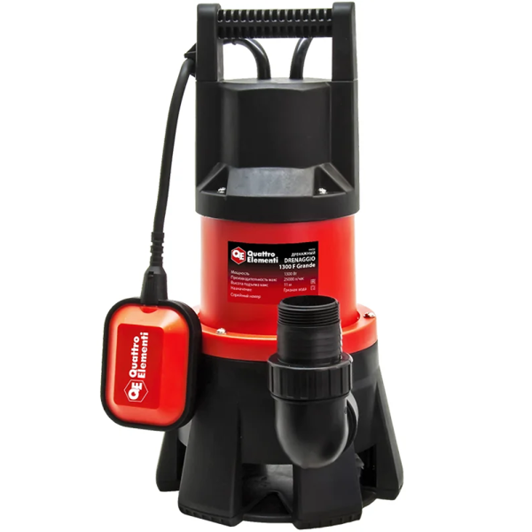 Погружной дренажный насос ERGUS Drenaggio 1300F Inox 241-819