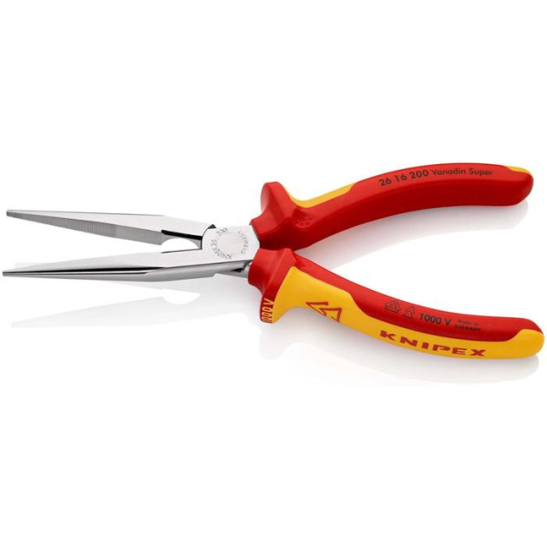 Плоскогубцы VDE KNIPEX АИСТ с режущими кромками 1000В KN-2616200 в Екатеринбурге 