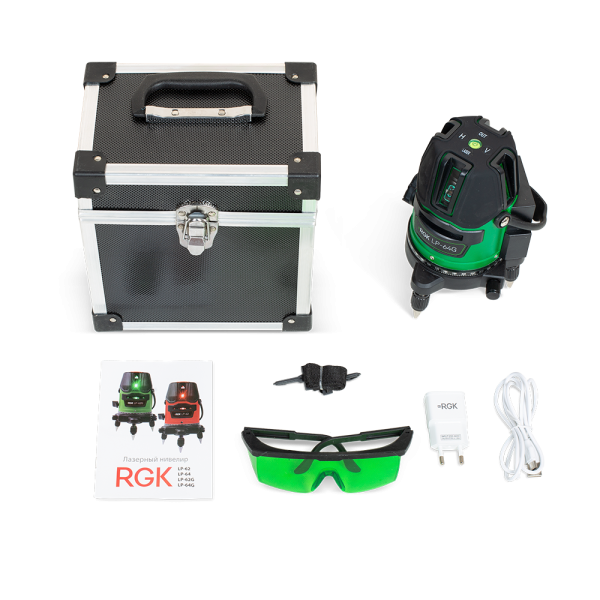 Лазерный нивелир RGK LP-64G 775298 в Екатеринбурге