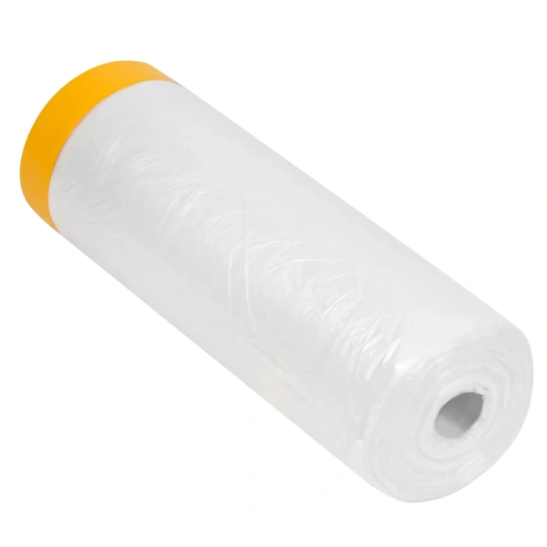 Укрывное полотно Rollingdog на малярной ленте WASHI-SHIELD 8 мкм, 280см*15м.  81519