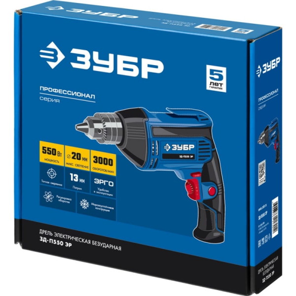 Дрель ЗУБР  ЗД-П550 ЭР в Екатеринбурге