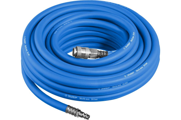 Шланг пневматический спиральный ЗУБР 10х15мм. 10метров.  6481-10