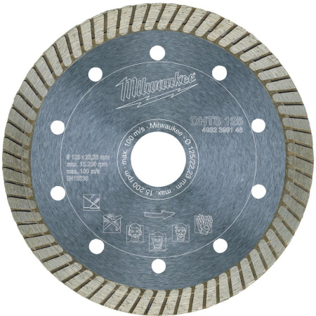 Алмазный диск Milwaukee DHTS 125