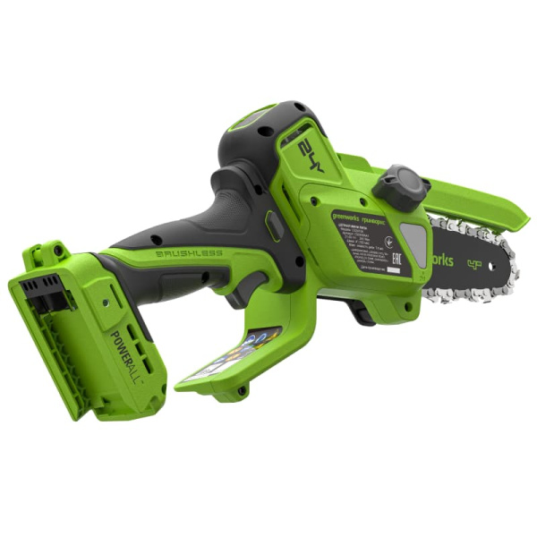 Цепная мини пила аккумуляторная Greenworks CS2410A 24В CS2410AA1 в Екатеринбурге