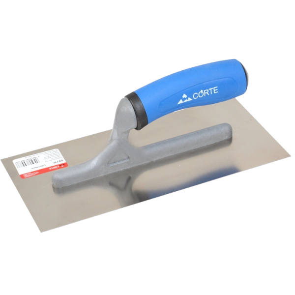 Гладилка из нержавеющей стали (левша/правша) "CORTE" 130х270мм. 2-хкомпонентная рукоять  0477C