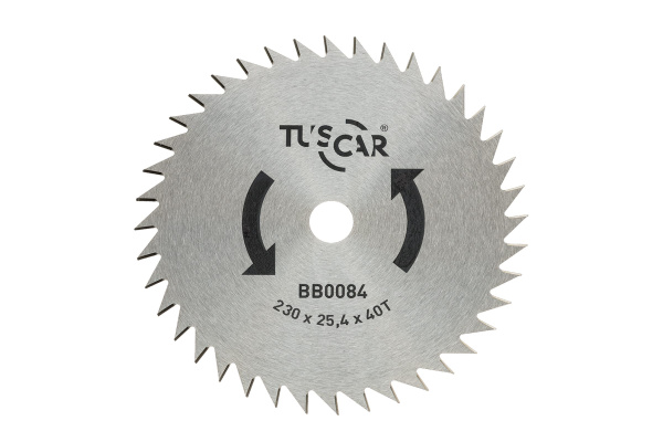 Нож для мотокосы TUSCAR BB0084, Premium, 230x25,4x40T, Saw
