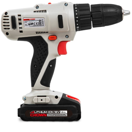 Аккумуляторная дрель-шуруповерт CROWN CT21056L-1.5 BMC в Екатеринбурге