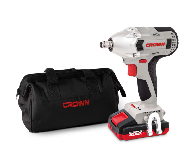 Аккумуляторный ударный гайковерт CROWN CT22015HX-2 TB в Екатеринбурге