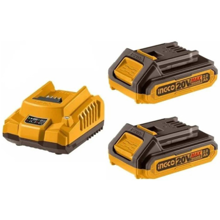 Набор аккумуляторов и зарядки Li-ion 20V/22Ач INGCO FBCPK1222 в Екатеринбурге