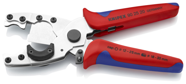 Труборез-ножницы KNIPEX для комбинированных многослойных (d 12 -25 мм) и защитных труб (d 18 - 35 мм), 210 мм KN-902520SB в Екатеринбурге 