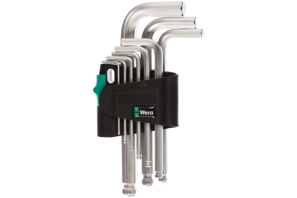 Набор коротких шестигранников Wera HEX, 9 предметов, WE-133163 в Екатеринбурге 