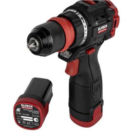 Аккумуляторная дрель-шуруповерт ELITECH CD 16UL2 E2201.078.02 в Екатеринбурге