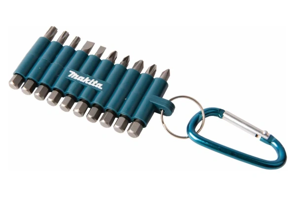 Набор бит 10 шт с карабином МАКITA  D-65028