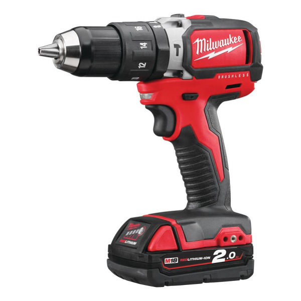 Аккумуляторная ударная дрель-шуруповерт, бесщеточная Milwaukee M18 BLPD-202C 4933448447