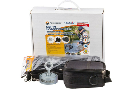 Набор  Forceberg  Мечта кладоискателя магнит F200х2+веревка+сумка с экранированием  9-2032060 в Екатеринбурге 