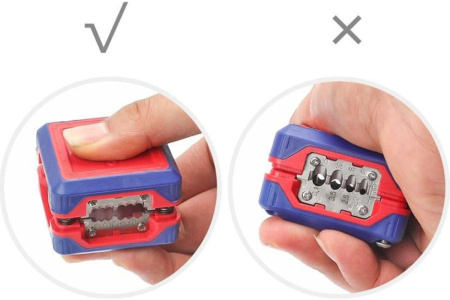 Инструмент для снятия изоляции WORKPRO 0,2-2,5; 3x1,5; 3x2,5; 4-16мм/кв  RG59, RG6  WP291010 в Екатеринбурге 