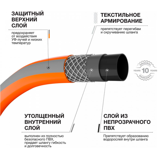 Шланг DAEWOO MaxiFlex  диаметром 3/4" 19мм, длина 25 метров  DWH 3134 в Екатеринбурге