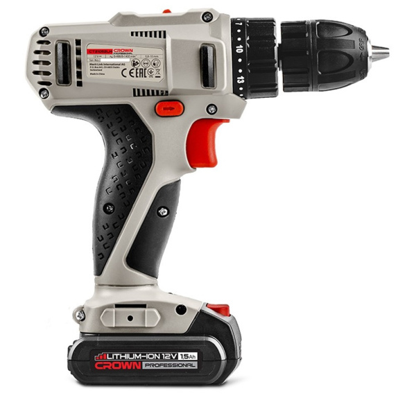 Аккумуляторная дрель-шуруповерт CROWN CT21052LH-1.5 BMC в Екатеринбурге