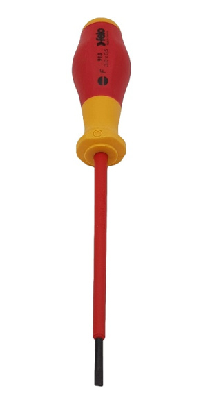 Отвертка диэлектрическая шлицевая Felo SL3,0x0,5x100 91303090 в Екатеринбурге 