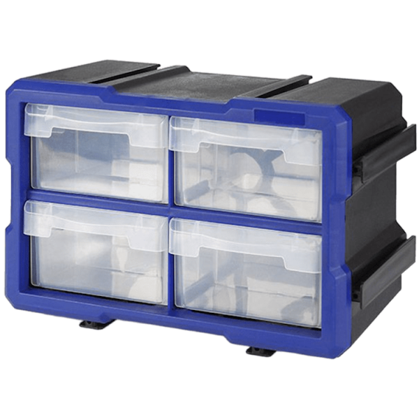 Органайзер пластиковый WORKPRO 4 ящичка WP283013